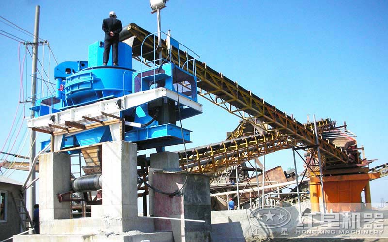河南三门峡鹅卵石制砂生产线-设备之间级配合理、运行稳定、生产效率高
