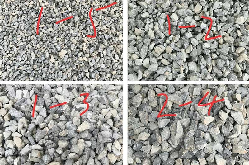 可生产多种规格的砂石